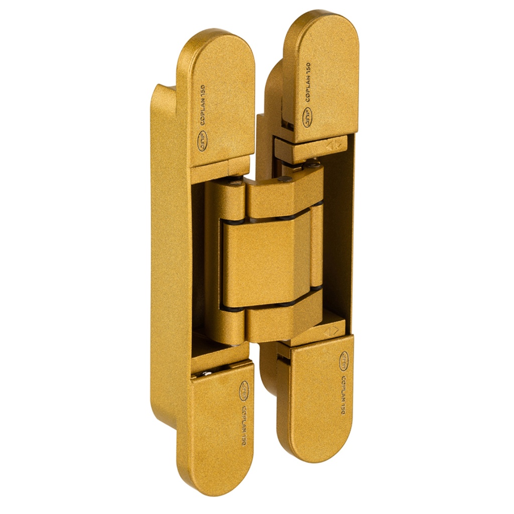 Dawson Moor COPLAN SERIES 150 (176lbs) Invisible Hinge with 3D Adjustment - Gold