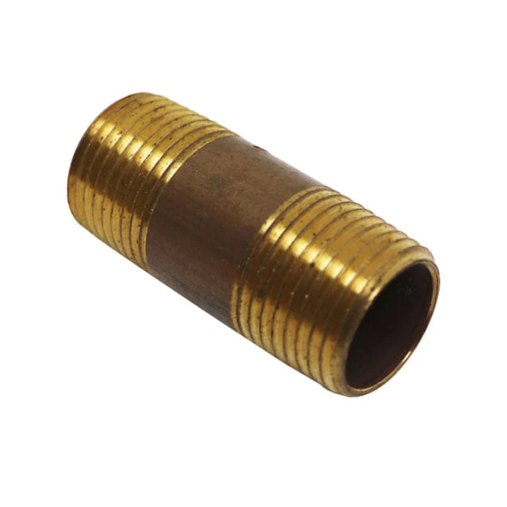 NIPLE 3/8X1 1/2 BRONCE