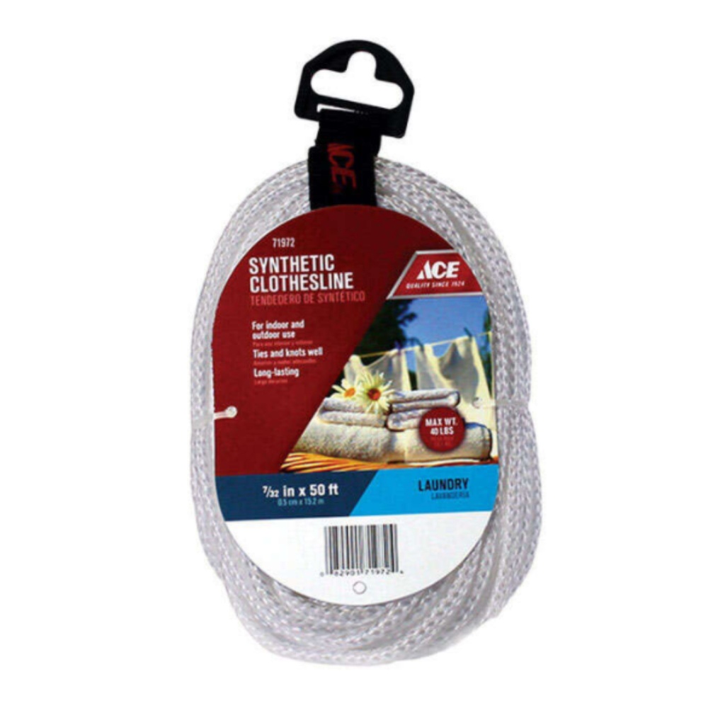 CLOTHSLN POLY 7/32"X50'