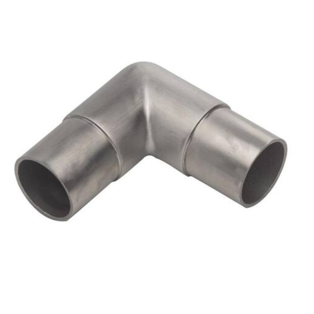 Lavi Industries 44-732/1H Satin (Brushed) Stainless Steel Flush Ell 1-1/2  OD