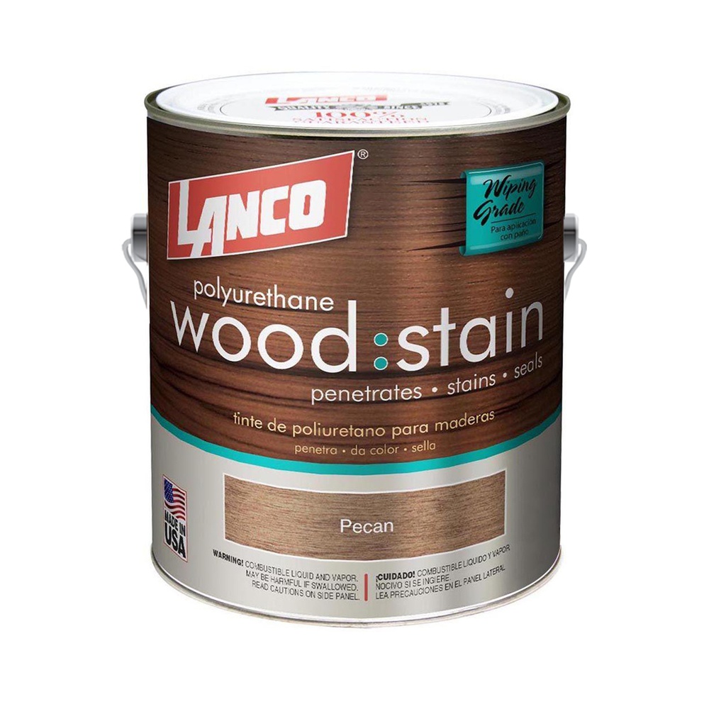 LANCO WOOD STAIN PECAN 1GL.