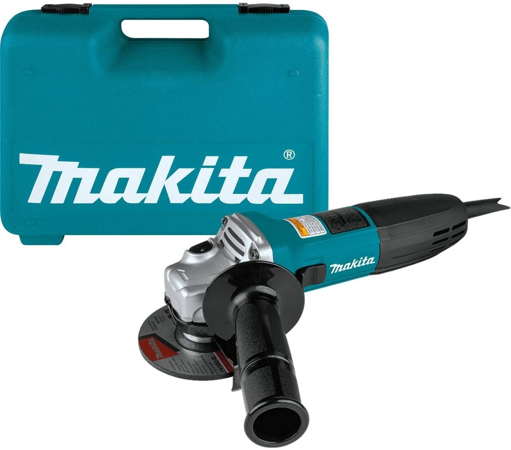 Makita GA4030K 6 Amp 4 in. Corded Angle Grinder with Tool Case