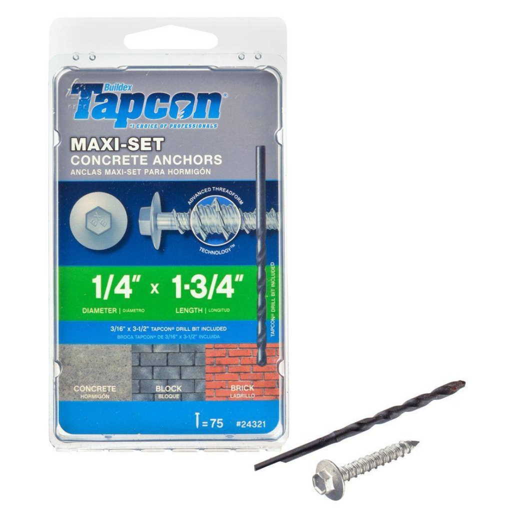 MAXI TAPCON 1/4X1-3/4