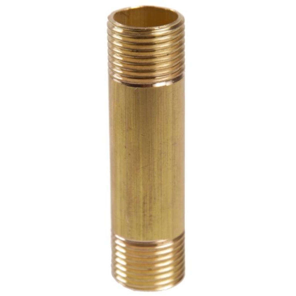 NIPLE 3/4X4 BRONCE