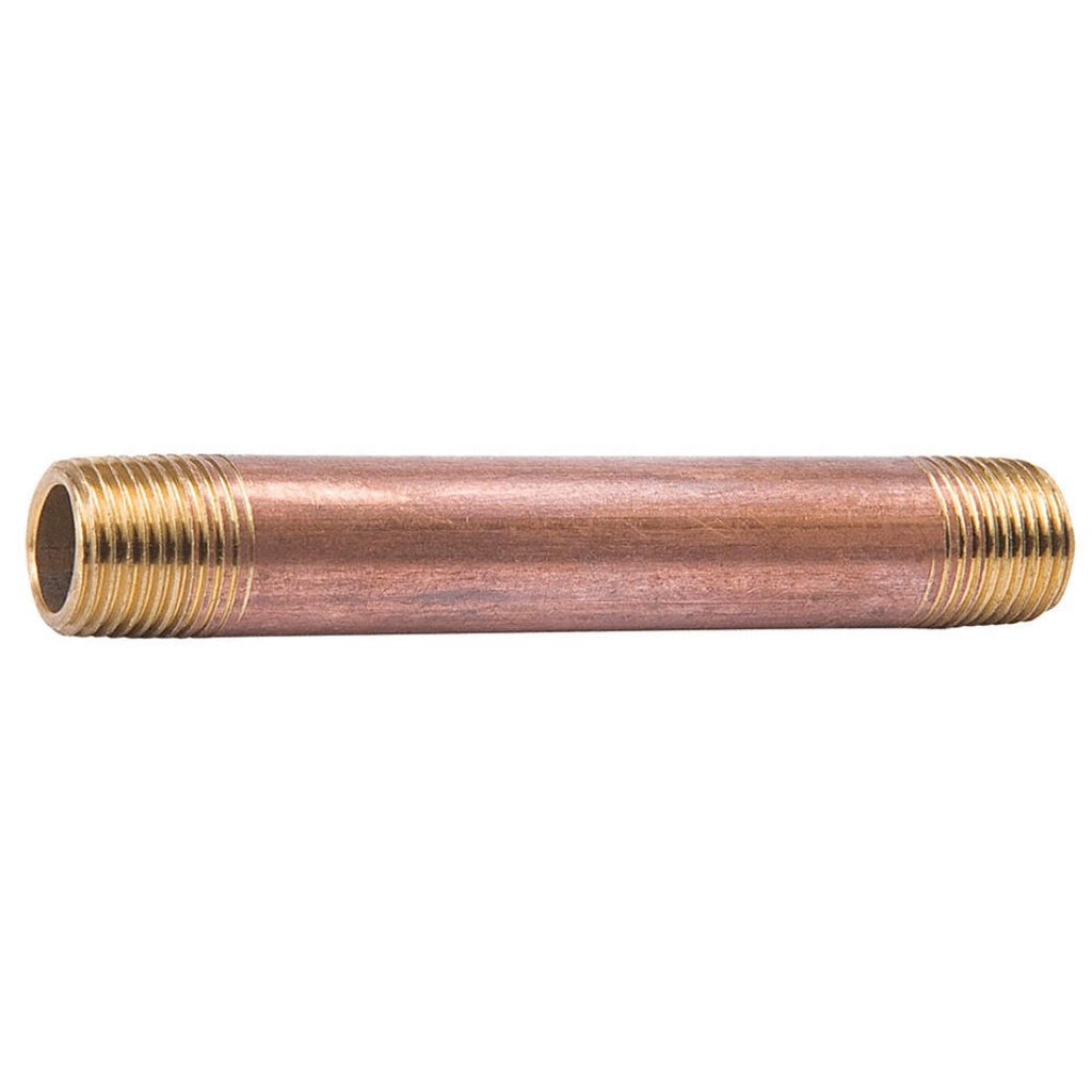 NIPLE 3/4X6 BRONCE