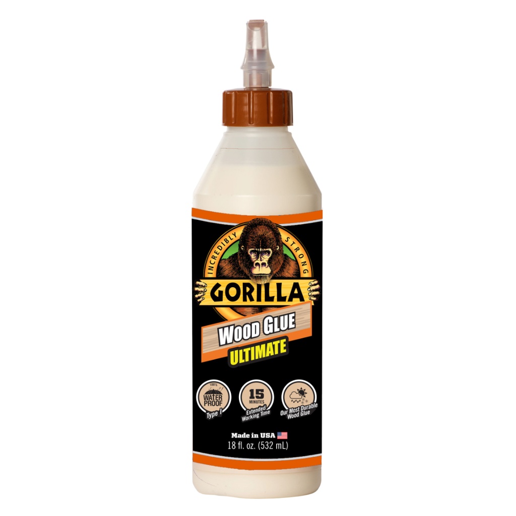 [1016471] Gorilla Glue Brand 18oz Ultimate Wood Glue Off-White Color