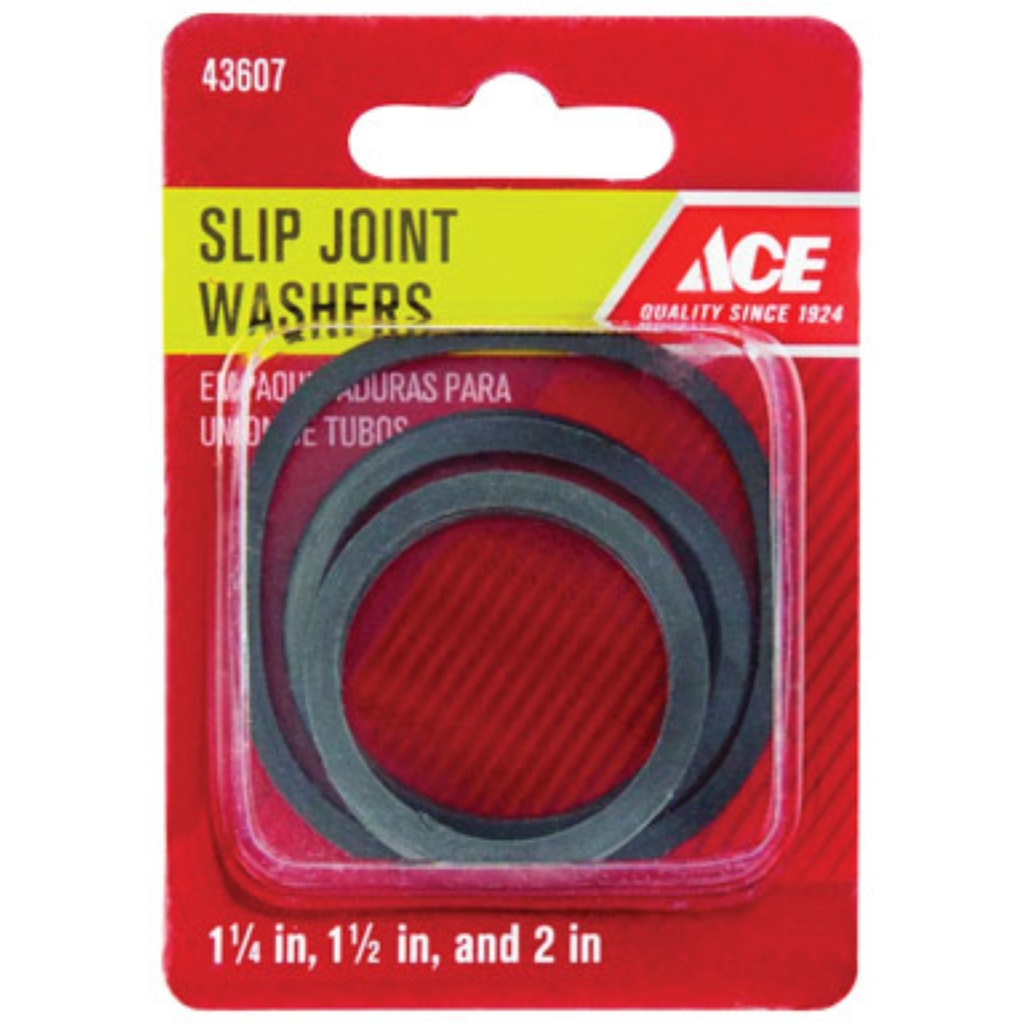 Ace 43607 Assorted Slip Joint Washers, for 1-1/4' X 1-1/2' and 2' Nuts
