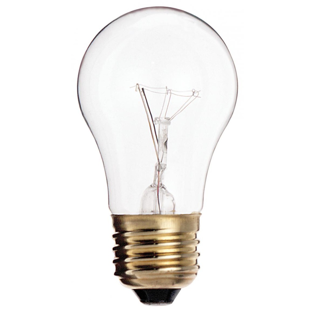 Satco 40W E26 A15 Clear Incandescent Bulb