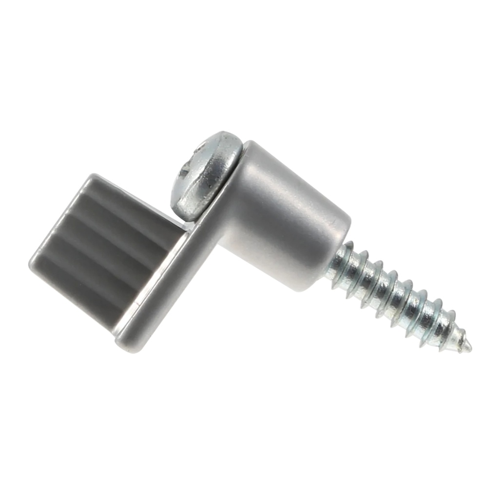 WINDOW SCREEN CLIP LONG SILVER