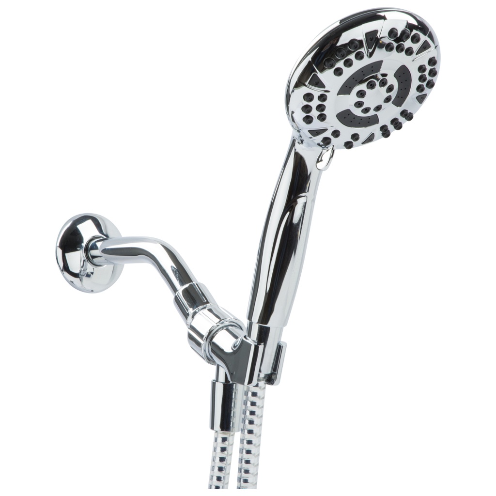 Oakbrook Collection Chrome PVC 5 Settings Handheld Showerhead 1.8 Gpm