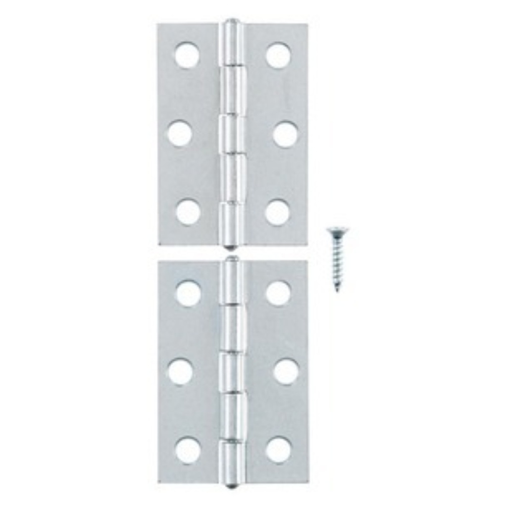 [5297916] 2-1/2  Zinc Narrow Non-Removable Door Hinge Ace Door Hinges 5297916 Zinc
