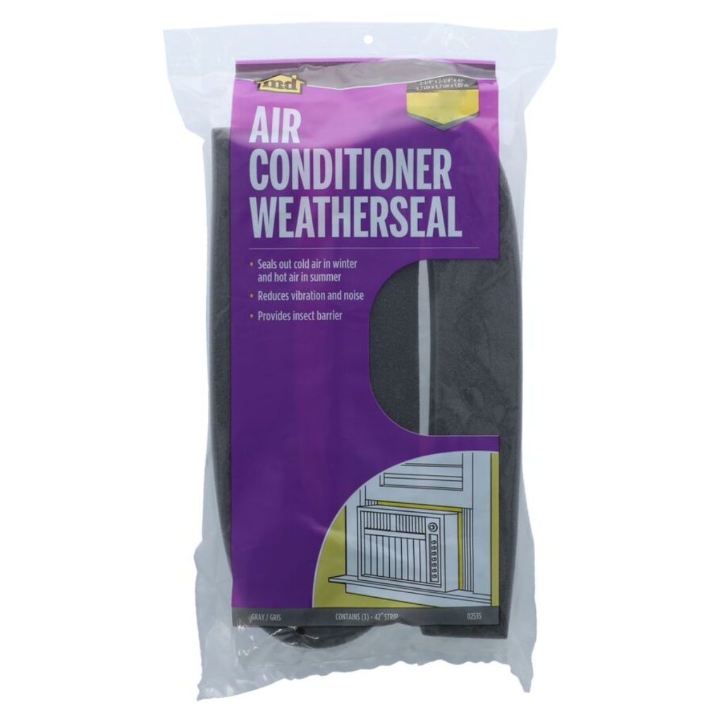 M-D Building Products Gray Foam Weatherseal for Air Conditioners 42 in. L X 1.25 in