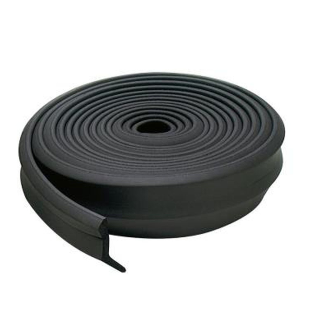 [5436704] M-D Building Products Black Rubber Door Set Seal for Garage Doors 192 in. L X 1 in