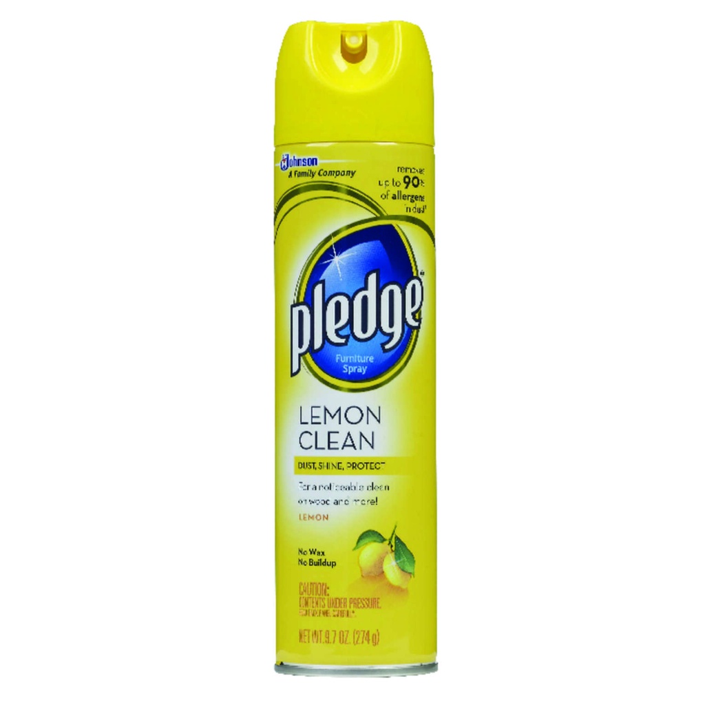 Pledge Multisurface Enhancing Polish Spray - Lemon - 9.7oz