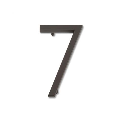 Atlas Homewares AVN7 Modern Avalon Address Number 7 Aged Bronze Home Accents Address Numbers