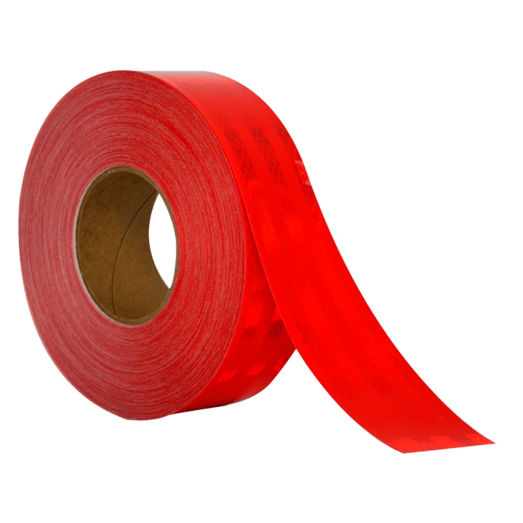 3M REFLE. TAPE 2""  RED.  RL150'