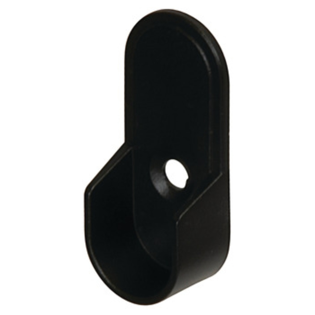 OVALWARDR TUBE SUPP ZN BLK 15X30