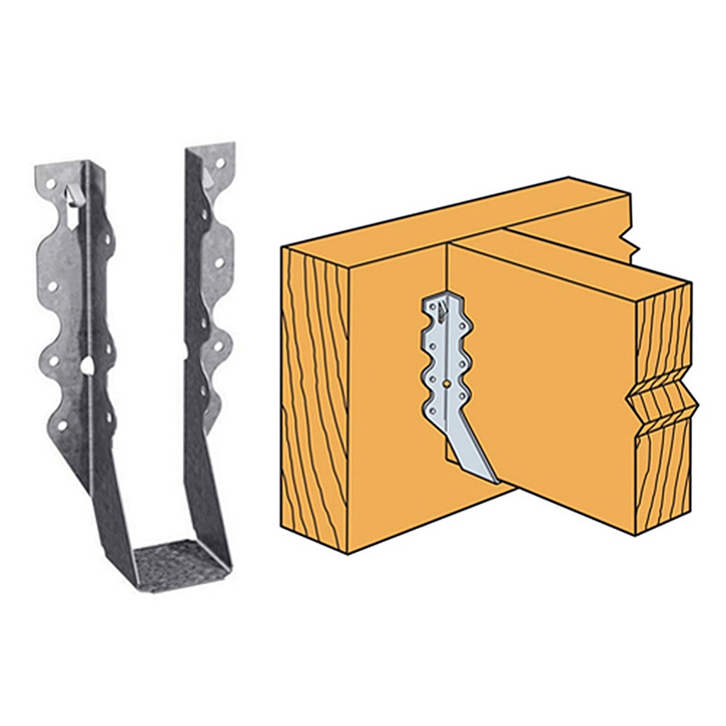 [ANCLAJE092] Simpson Strong-Tie 2X8 20 Ga Galvanized Face Mount Joist Hanger Lu28
