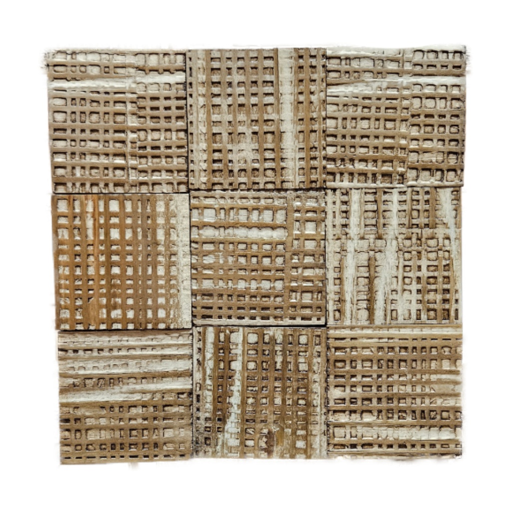 [294003115] WALLPANEL TRACCIATA BIANCO 10X10