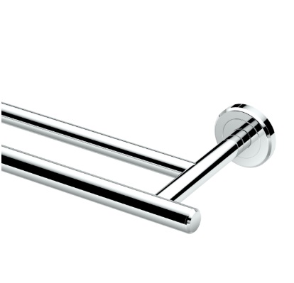 Latitude II 24in L Double Towel Bar, Chrome