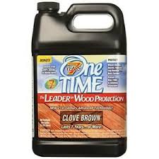 ONE TIME WOOD SEALER CL/BRN GL