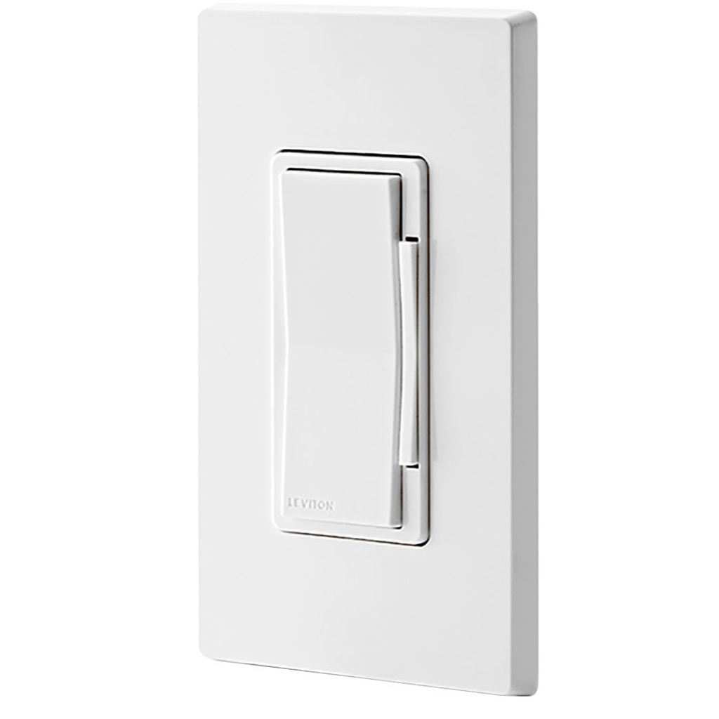 Leviton Decora White Toggle Smart-Enabled Dimmer Switch 1 Pk