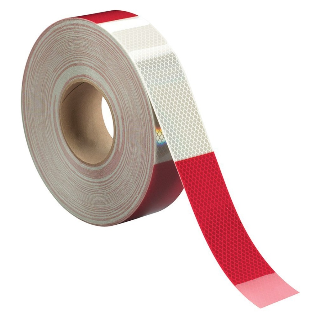 [500002900] 3m Diamond Grade Conspicuity Markings 983326 Red/White 67535 2 in X 150 Ft