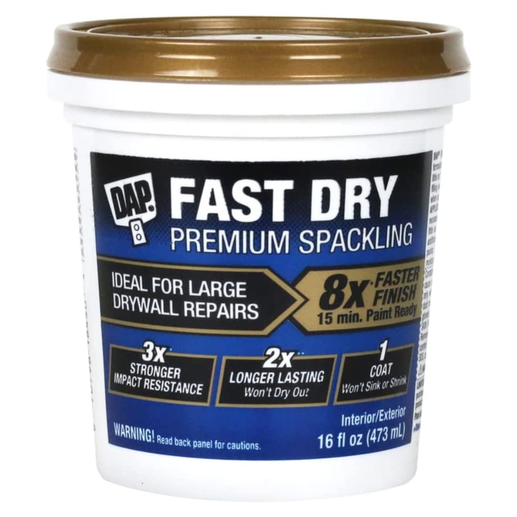 DAP Fast Dry Premium Ready to Use Off-White Spackling and Patching Compound 1 Pt.