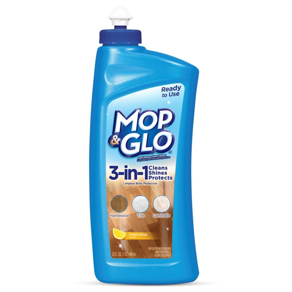 Mop & Glo Citrus Scent Floor Cleaner Liquid 32 Oz