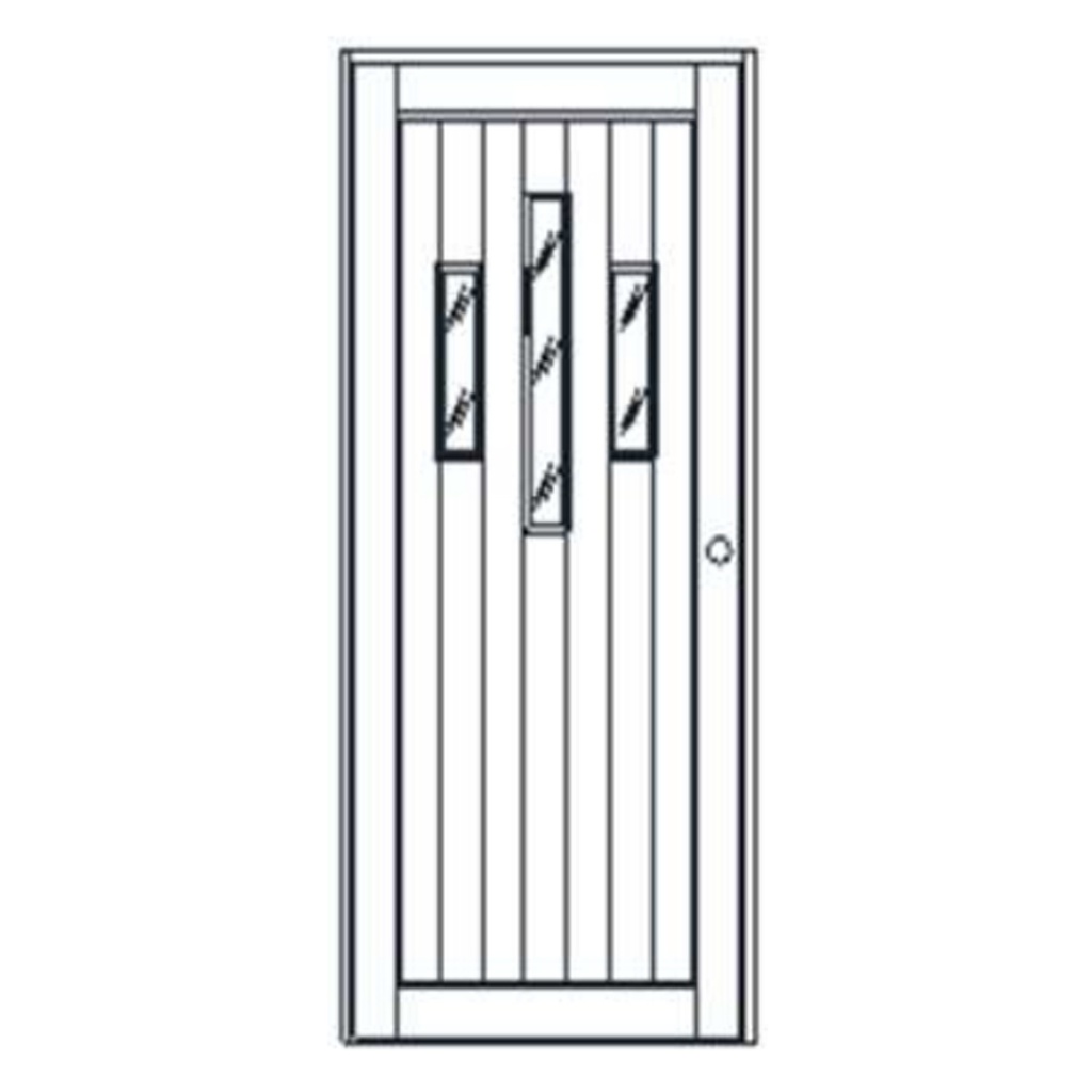 PT. ALUM. VISTA #8 36X80 IZQ.