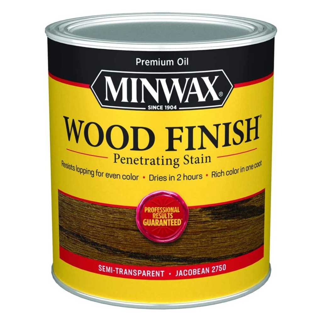 Minwax Wood Finish Semi-Transparent Jacobean Oil-Based Oil Stain 1 Qt.