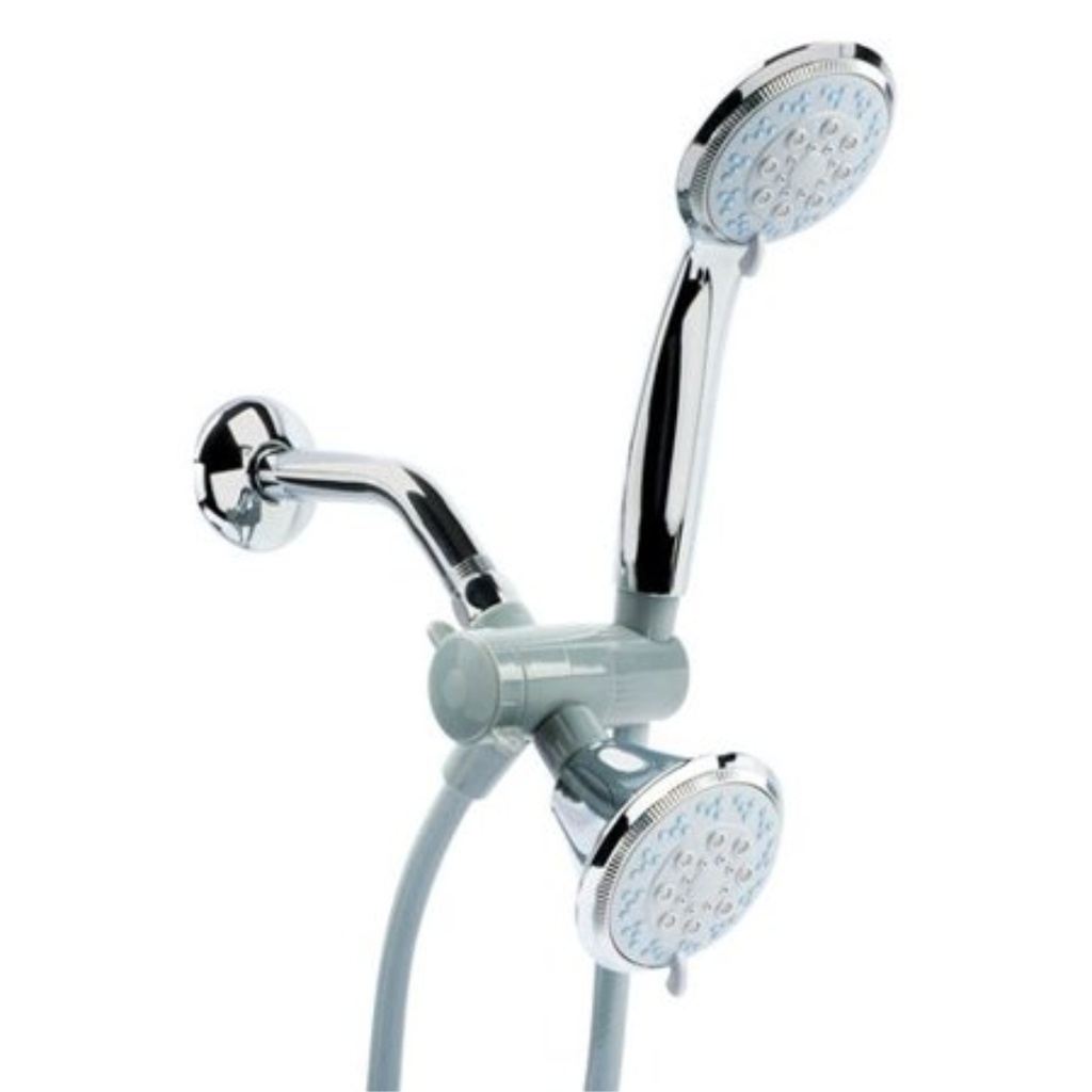 Oakbrook Collection Chrome PVC 3 Settings Showerhead Combo 1.8 Gpm