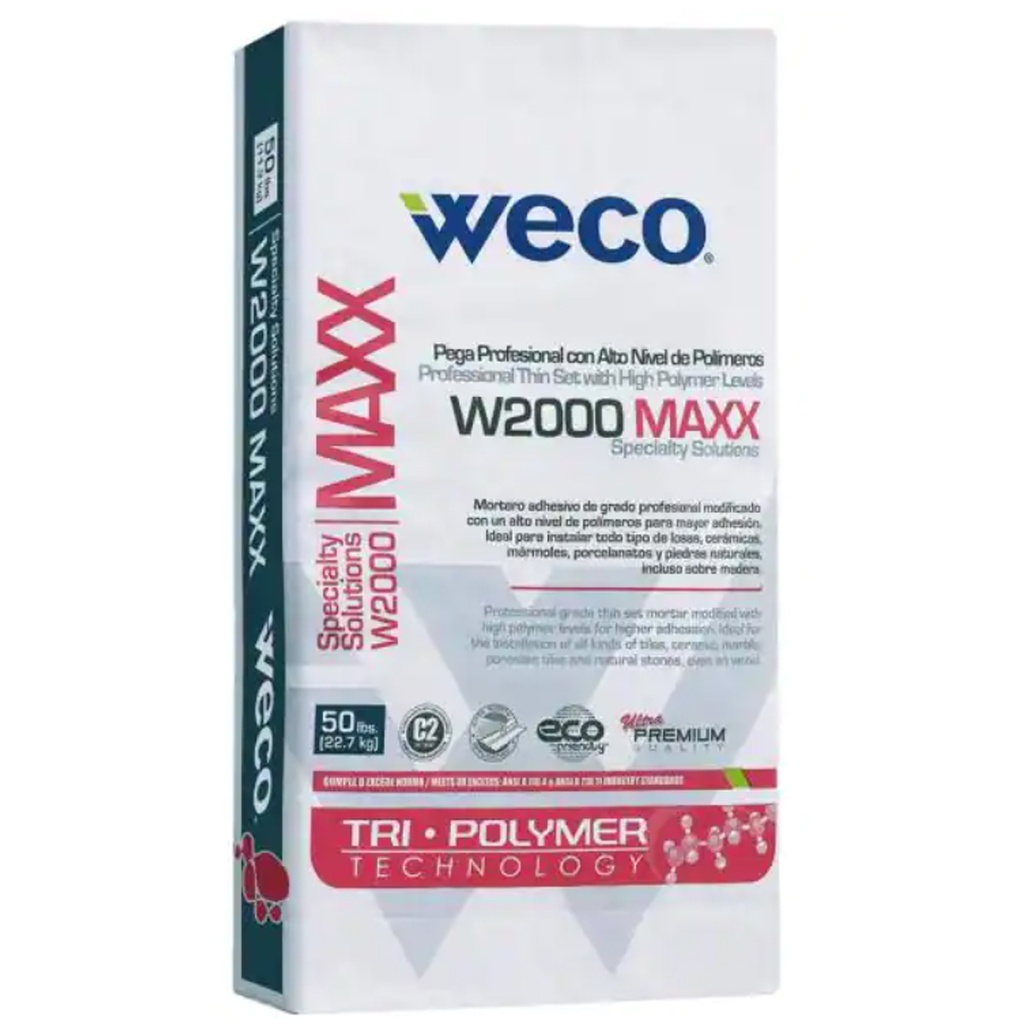 PEGA WECO W2000 PISO/PARED 50LB