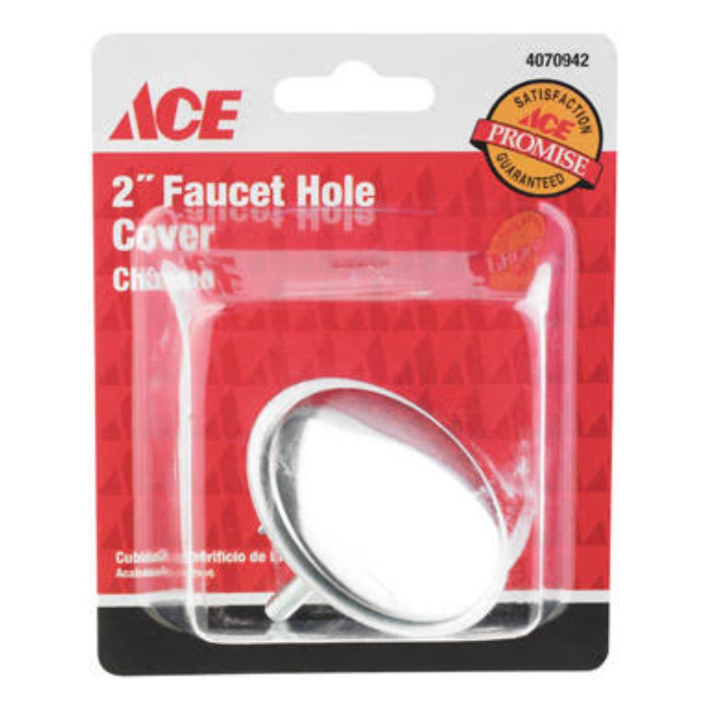 Ace Faucet Hole Cover for Universal 2 in. Chrome
