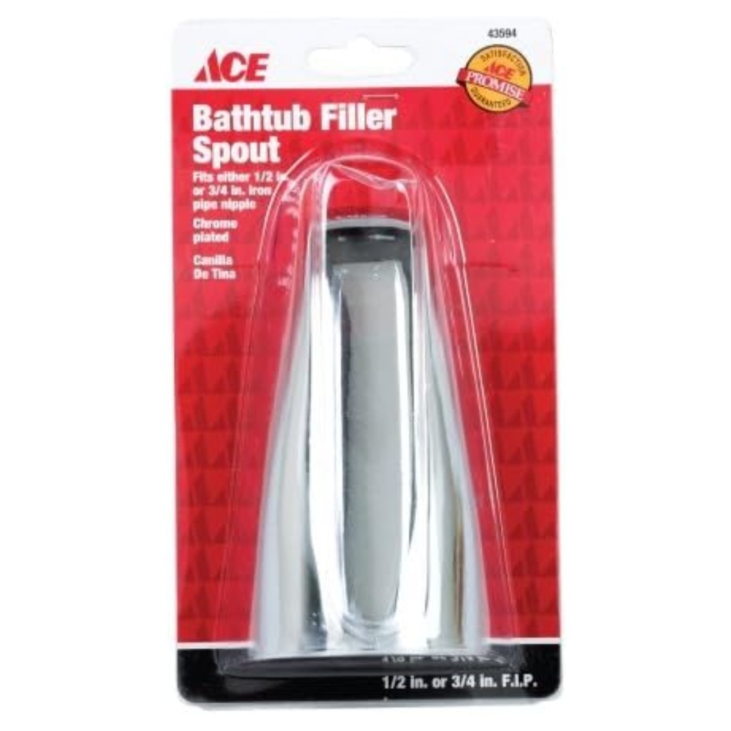 Ace Chrome Plated Tub Spout