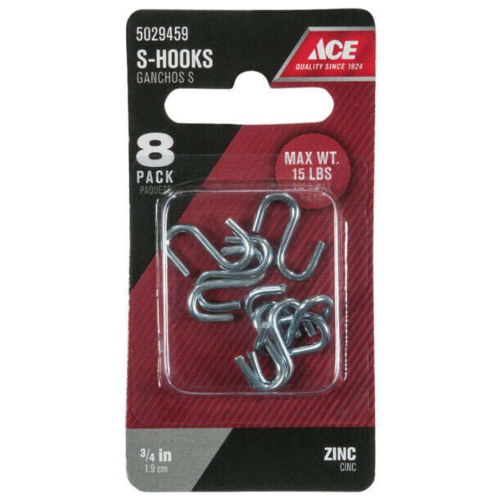 Hook S Zn .071x11/16 Cd8