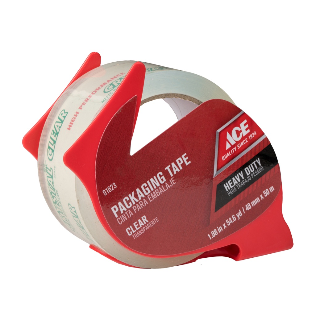Ace 1.88 in. W X 54.6 Yd L Heavy-Duty Packaging Tape with Dispenser