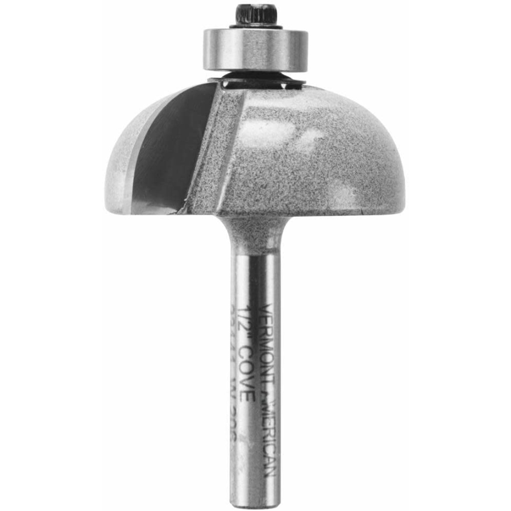 Vermont American 1-1/2 in. D X 1/2 in. X 2-7/16 in. L Carbide Tipped Cove Router Bit
