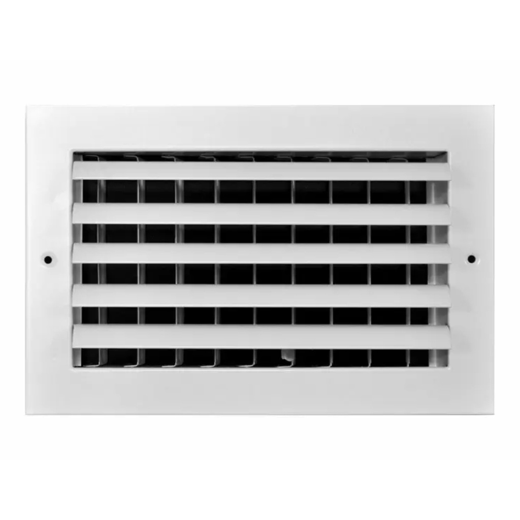 Tru Aire 6 in. H X 10 in. W 1-Way White Aluminum Wall/Ceiling Register