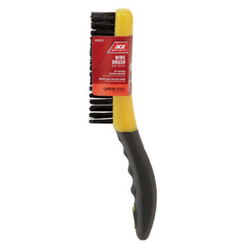 Ace 4 in. W X 10.25 in. L Carbon Steel Wire Brush