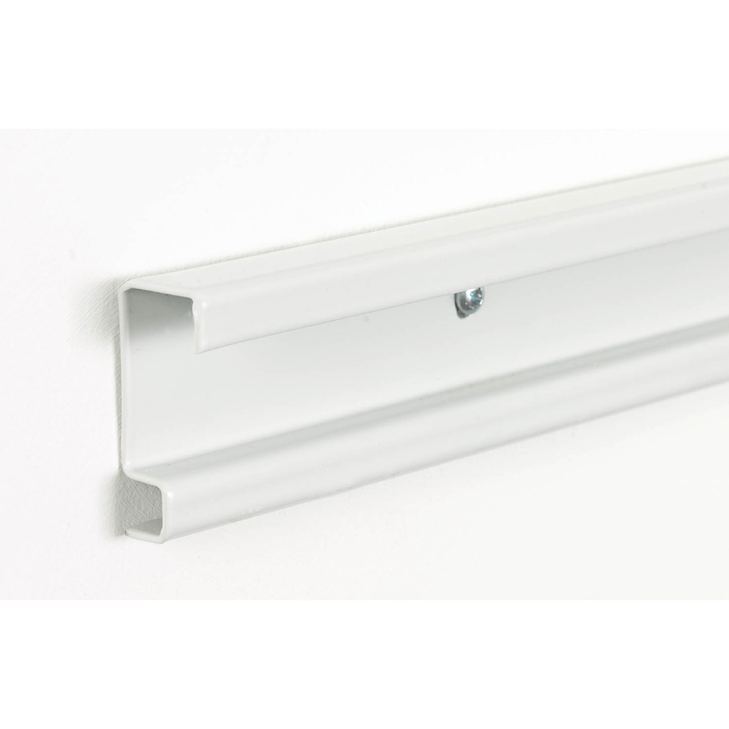ShelfTrack 80 in. L White Standard Support Bracket Hang Track