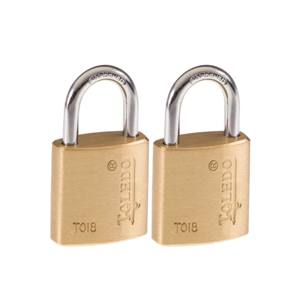 Toledo Brass Padlock 18mm
