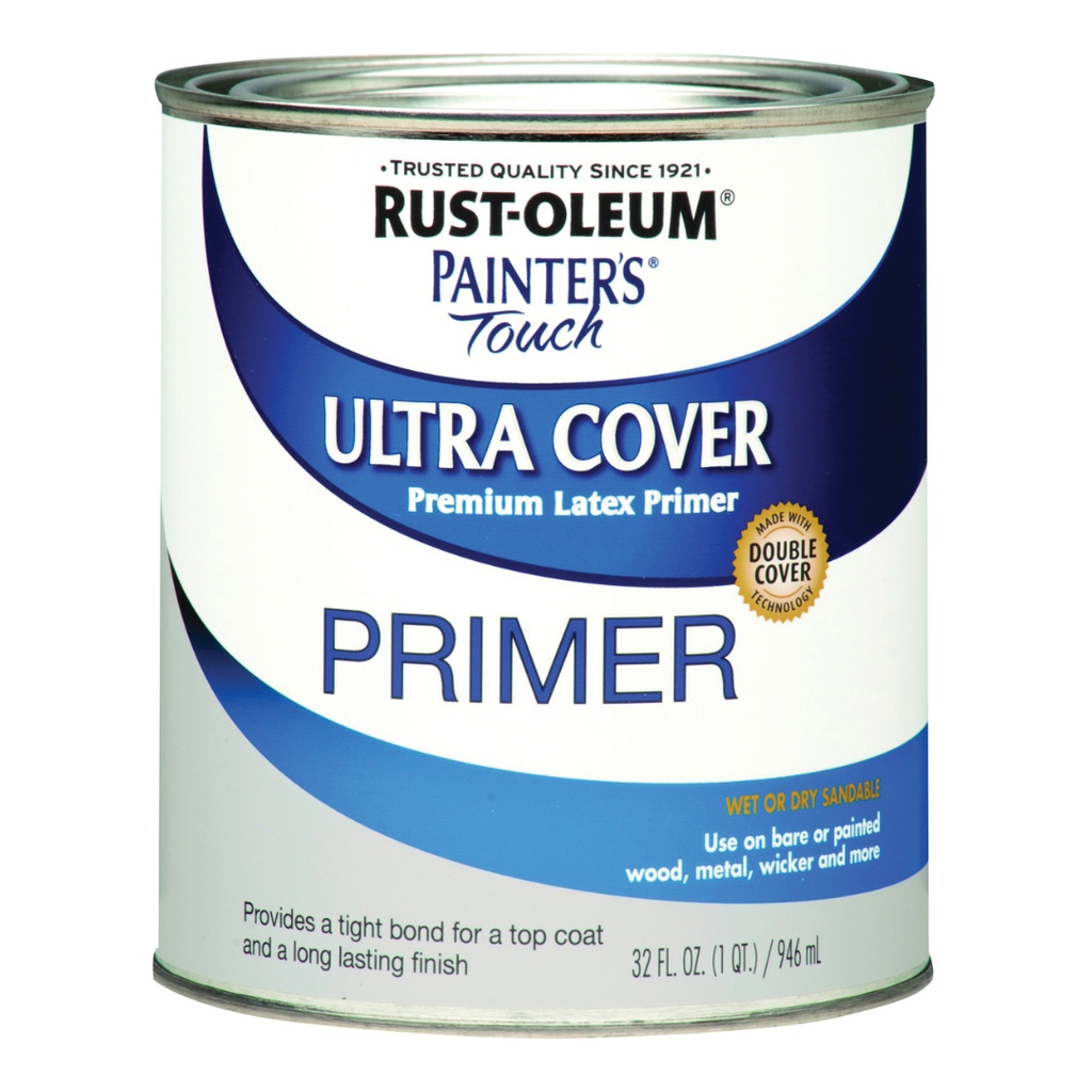 [420007550] Rust-Oleum Painter's Touch Gray Flat Ultra Cover Primer 1 Qt.