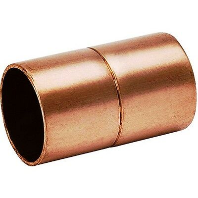 NIBCO 1/4 in. Sweat X 1/4 in. D Sweat Copper Coupling with Stop 1 Pk