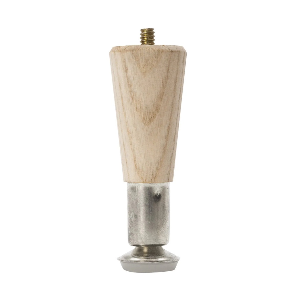 TABLE LEG RND 3.5" WOOD