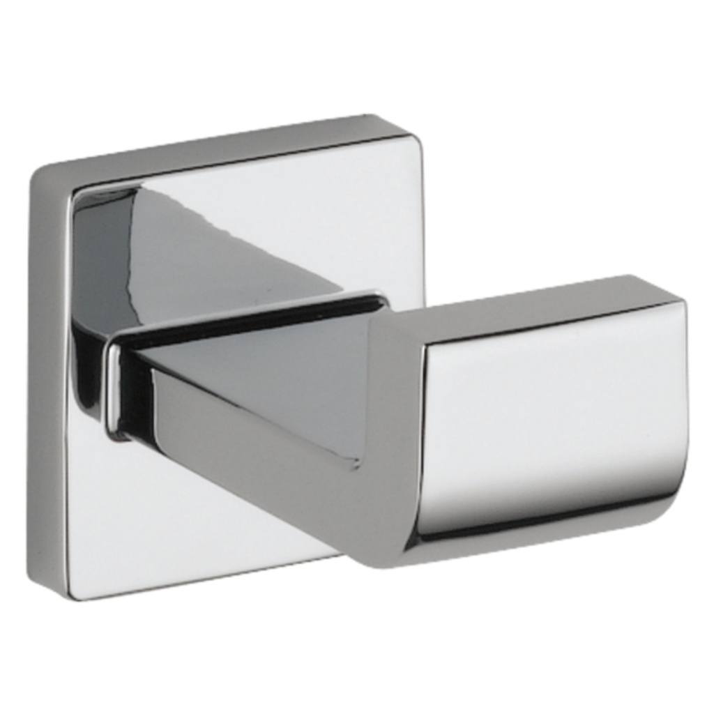 [77535BL] Delta 77535 Ara Single Robe Hook Matte Black Bathroom Hardware and Accessories Bathroom Hardware Robe Hooks