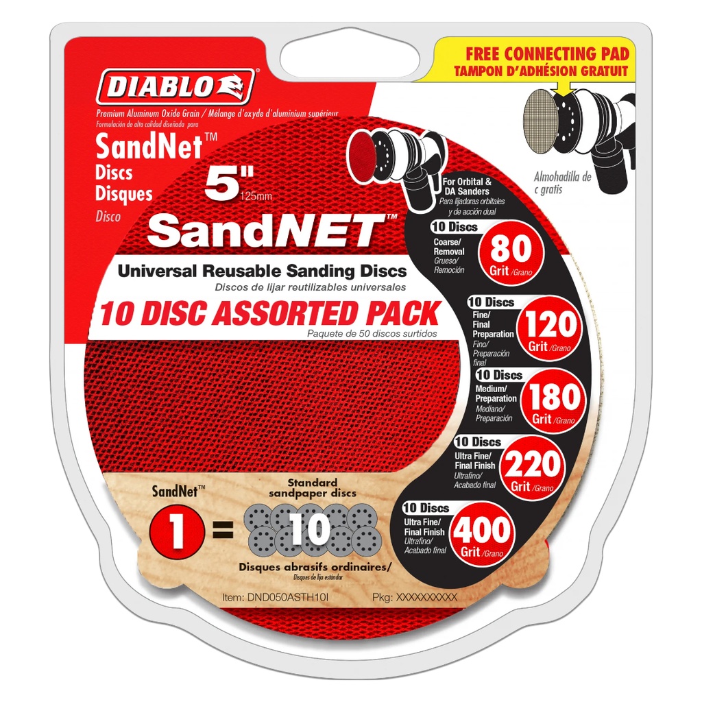 5" SANDNET PACK ASSORTED