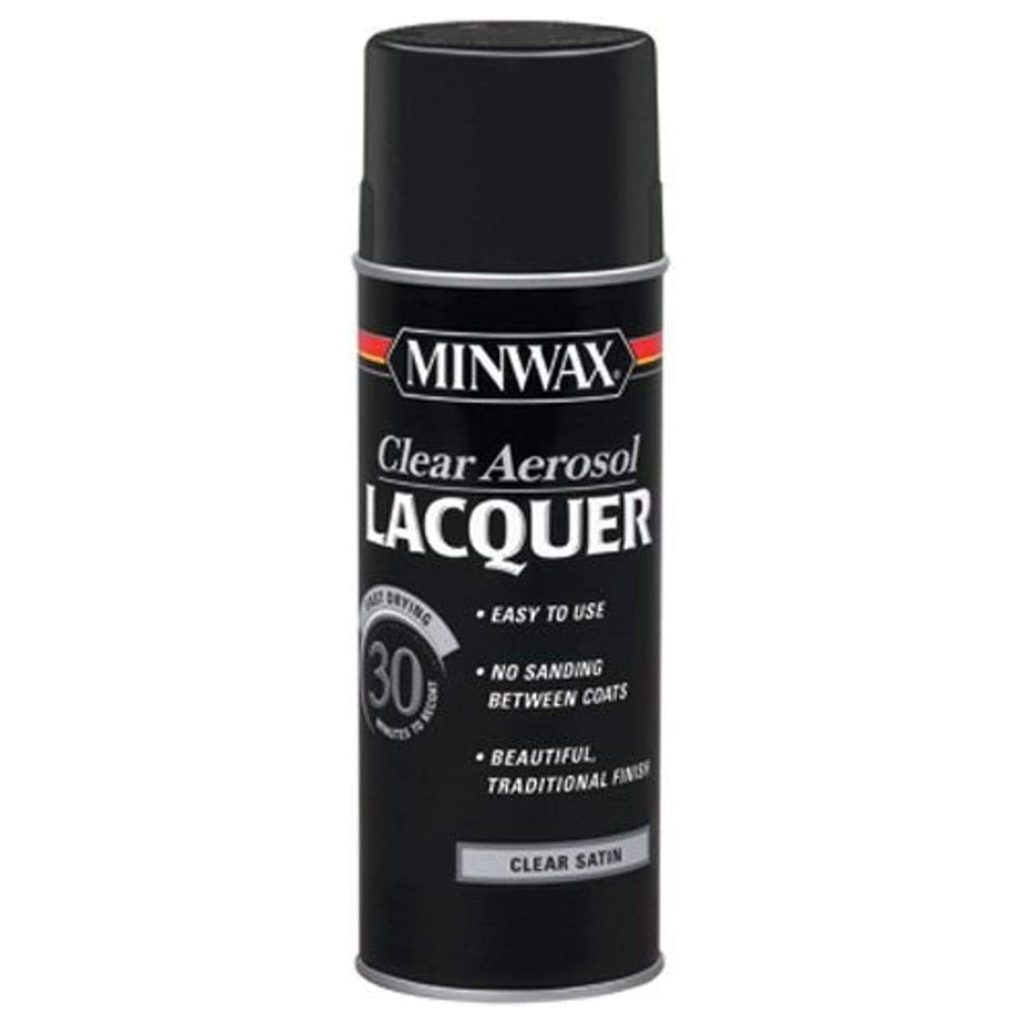 [1239987] Minwax Satin Clear Lacquer 12.25 Oz.