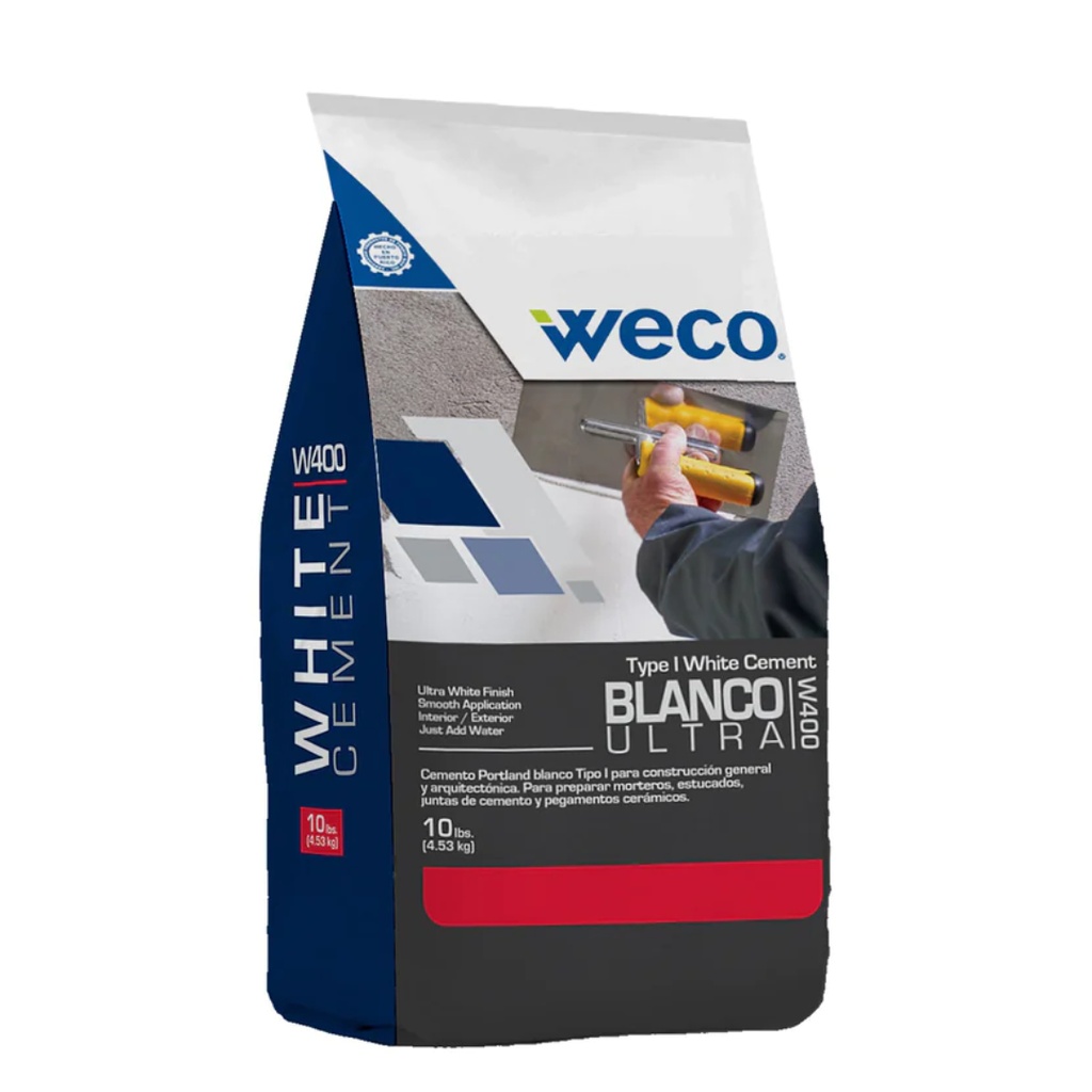 [420006648] WECO W-400 CEMENTO BLANCO 10#
