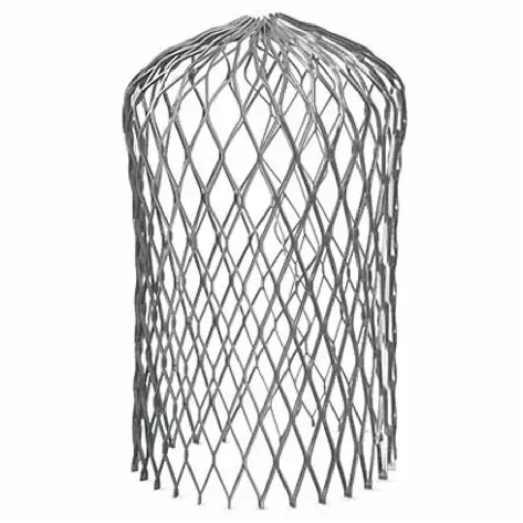 [52855] Amerimax 2.8 in. W X 3 in. L Gray Aluminum Gutter Strainer 1 Pk